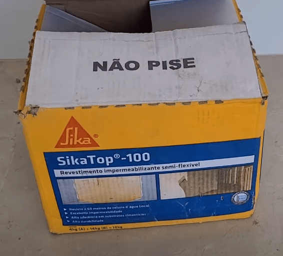 caixa de 18kg SikaTop 100