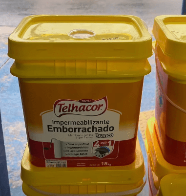 galão tinta emborrachada Telhacor